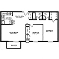 Picture of Summit Park Apartment's Teton floor plan
